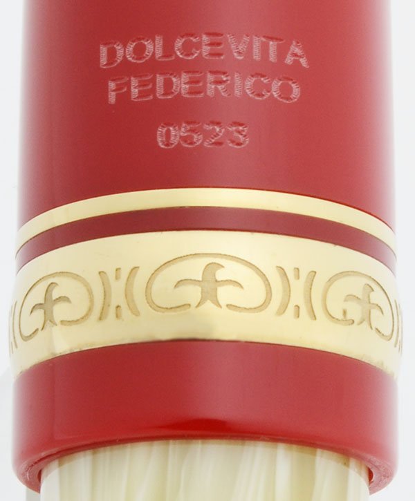 DELTA ITALY DOLCEVITA FEDERICO 万年筆 赤 インク - メルカリ